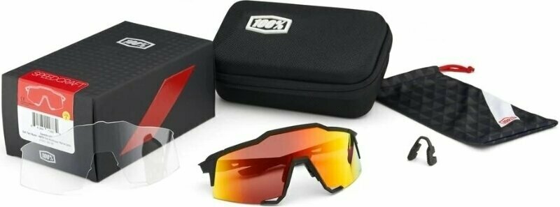 100% Sonnenbrille S3, Soft Tact Stone Grey