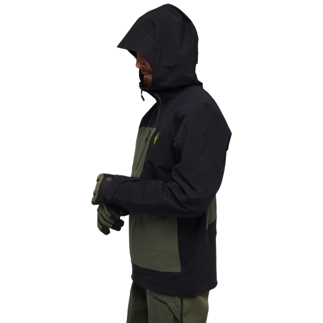 Black Diamond Recon Stretch Pro Shell herren-skijacke, schwarz-tundra