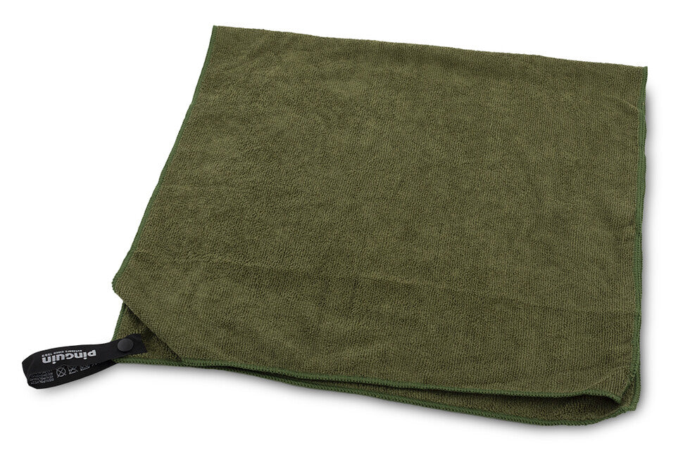 Pinguin Terryhandtuch 75 x 150 cm, olive