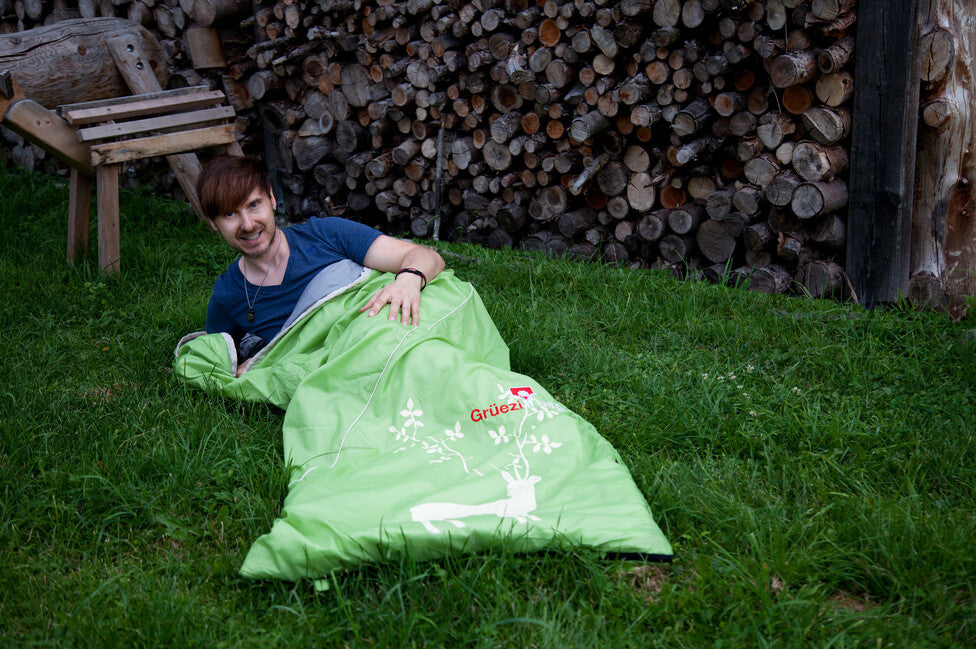 Grüezi-Bag Cloud Grüezi Sleeping Bag, Left-Side Zipper