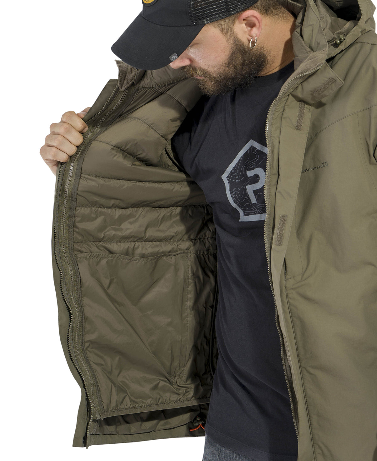 Pentagon GEN V 3.0 Herren Winterjacke, schwarz
