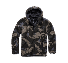 Brandit Teddyfleece Worker fleecejacke, darkcamo