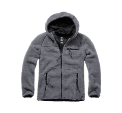 Brandit Teddyfleece Worker Fleece-Kapuzenjacke, anthrazit