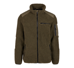 Brandit Ramble Herren-Fleecejacke Teddyfleece, oliv