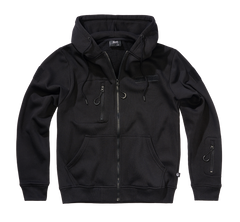 Brandit Herren taktischer Kapuzenpullover, schwarz