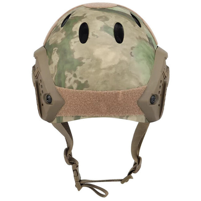 DRAGOWA Tactical Fast PJ Tactical Helmet with Bolt Goggles, Digital Woodland