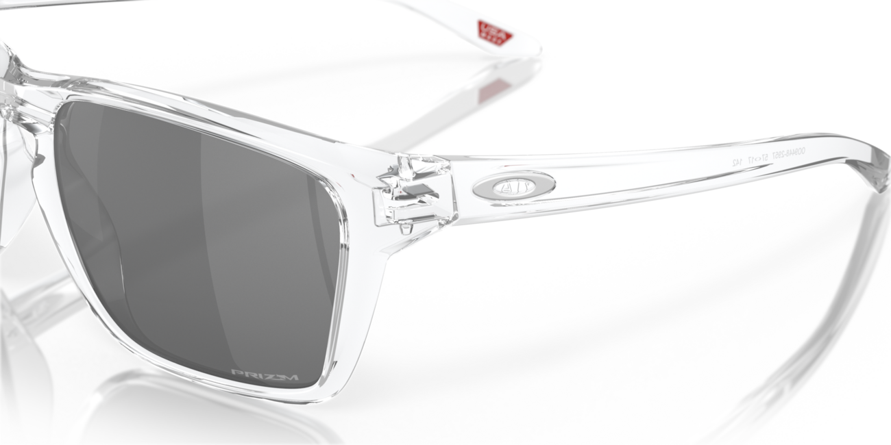 Oakley SYLAS sonnenbrille mit rahmen polished clear und mit dias prizm black 57