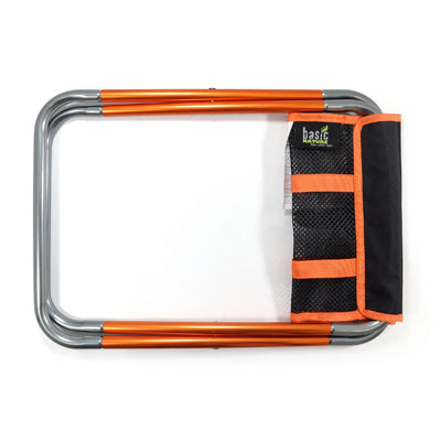 BasicNature Compact 2.0 klappstuhl, schwarz / orange