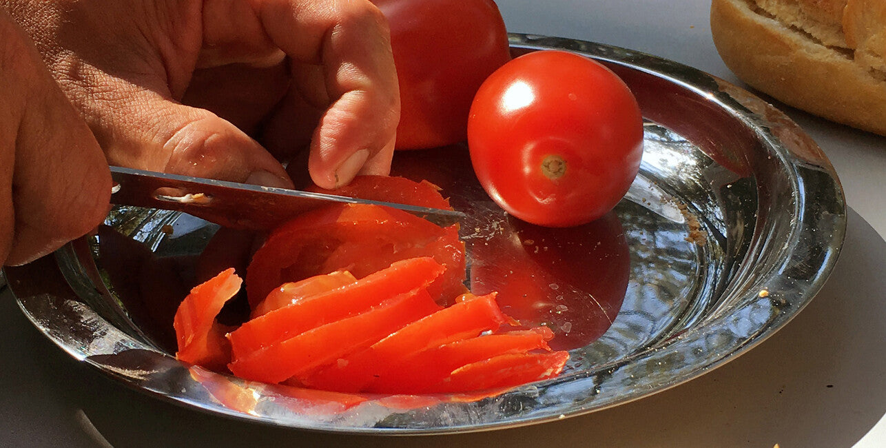 BasicNature Flaches Blech aus rostfreiem Stahl