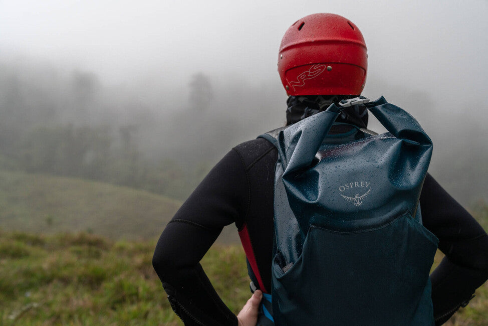 OSPREY Transporter Roll Top Waterproof 30, night jungle blue