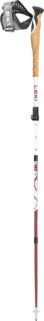 LEKI Cross Trail FX Superlite Compact Trekkingstöcke, weiß-ferro-schwarz, 100 - 120 cm
