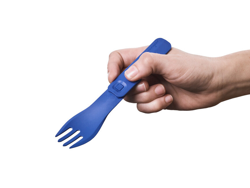 Humangear GoBites CLICK besteck blau