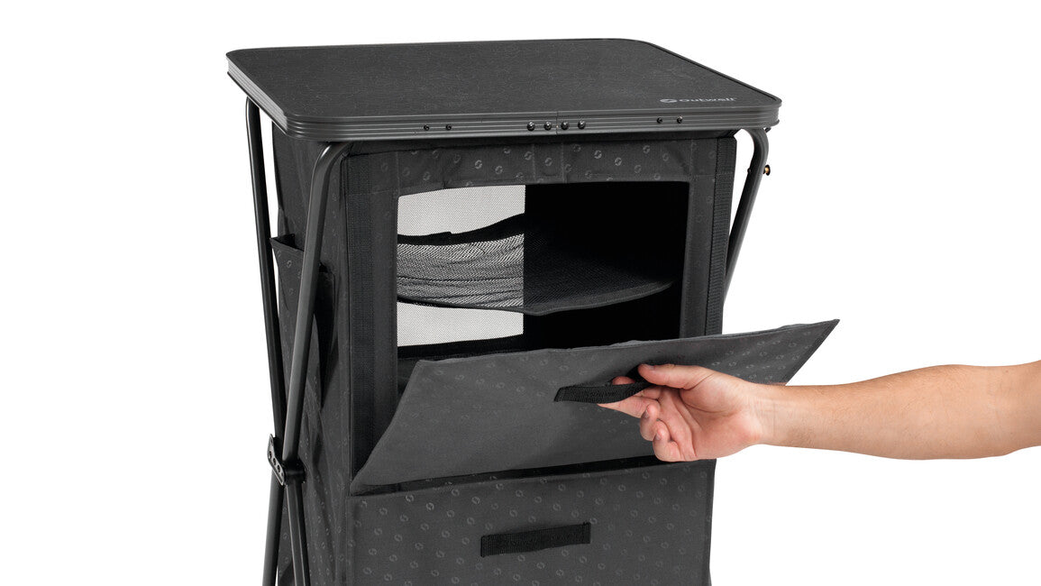 Outwell Faltbarer Camping Schrank mit tolom Domingo Cabinet