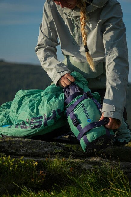 HUSKY Dinis daunenschlafsack -10, blau/menthol