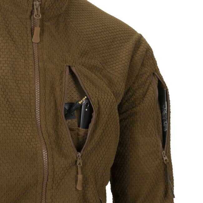 Helikon-Tex Alpha Tactical Fleece- Jacke, foliage green