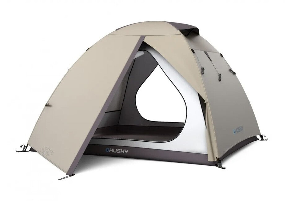 Husky Bird 3 Plus expedition tent for 3 persons, light brown