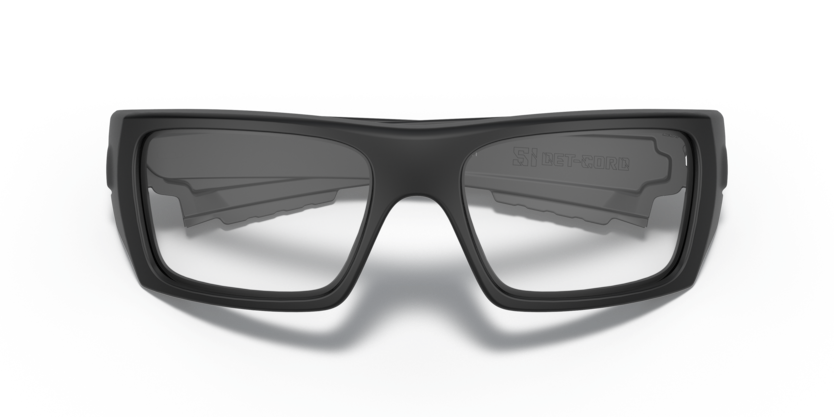 Oakley Det Cord Ballistische Brille mit klarer Linse, matt schwarz