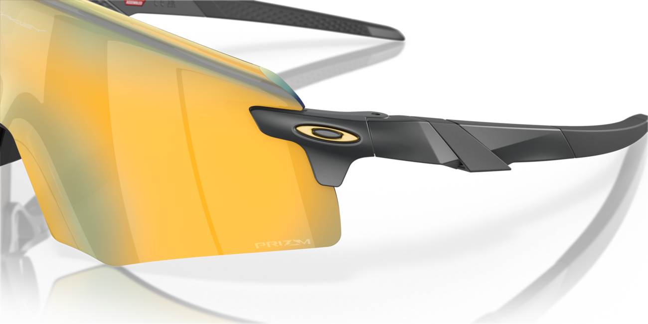 Oakley ENCODER Sonnenbrille mit Rahmen Matte Carbon und mit Dias Prizm 24K