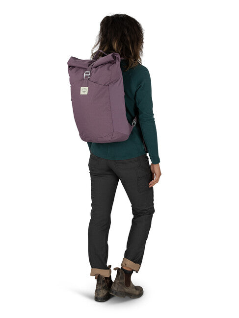 OSPREY Arcane Roll Top Pack, purple dusk heather