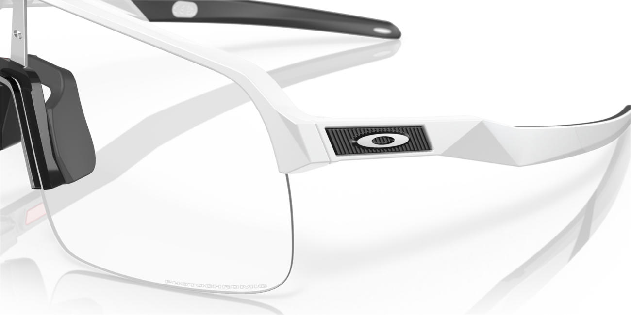 Oakley SUTRO LITE fotochrome brille mit rahmen matte white und mit dias clear photochromic