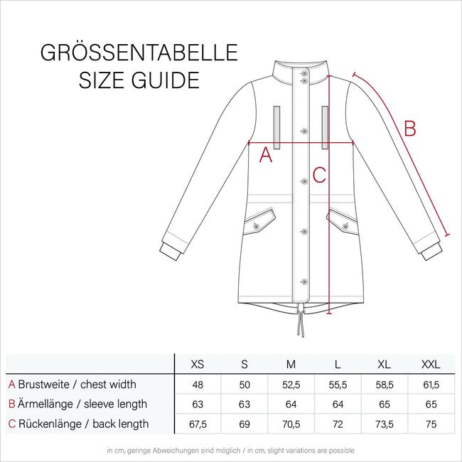 Marikoo Bikoo damen Winterparka mit Kapuze, helles Taupe