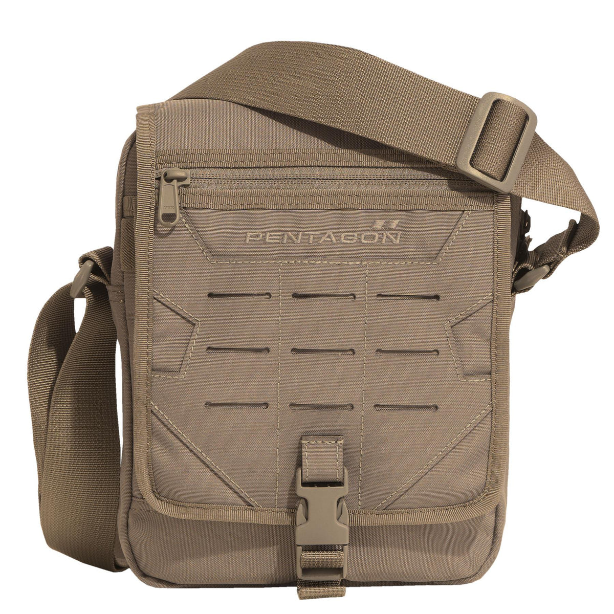 Pentagon Tasche cez rameno Messenger, coyote