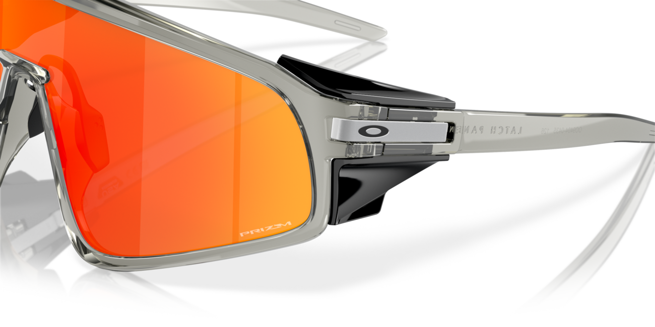 Oakley LATCH PANEL Sonnenbrille mit Rahmen Grey Ink und mit Dias Prizm Ruby 35