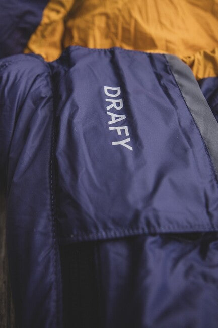 HUSKY Drafy daunen-winterschlafsack -20, blau/orange