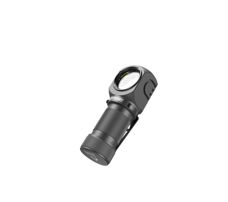Speras SH16 wiederaufladbare stirnlampe, schwarz