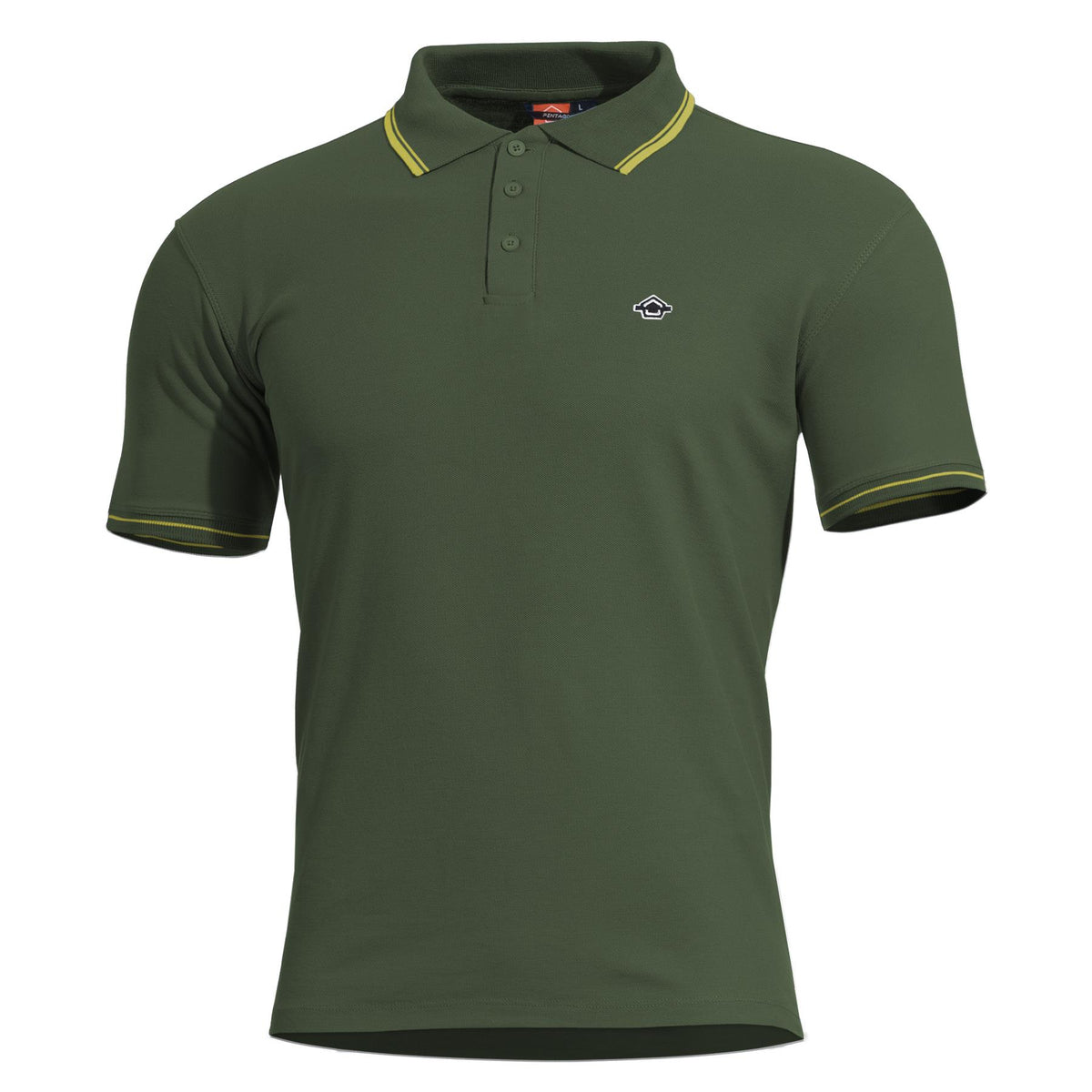 Pentagon Aniketos Stripes Polo Shirt, Green