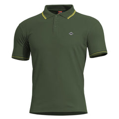 Pentagon Aniketos Stripes polo majica, zelena