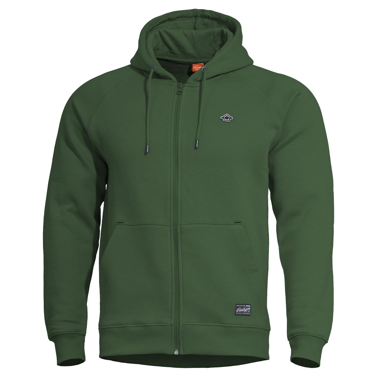 Pentagon Phaeton φούτερ με κουκούλα, πράσινο