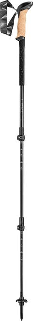 LEKI Black Series Carbon trekkingstöcke, schwarz-schwarzgrau-dunkelanthrazit, 100 - 135 cm