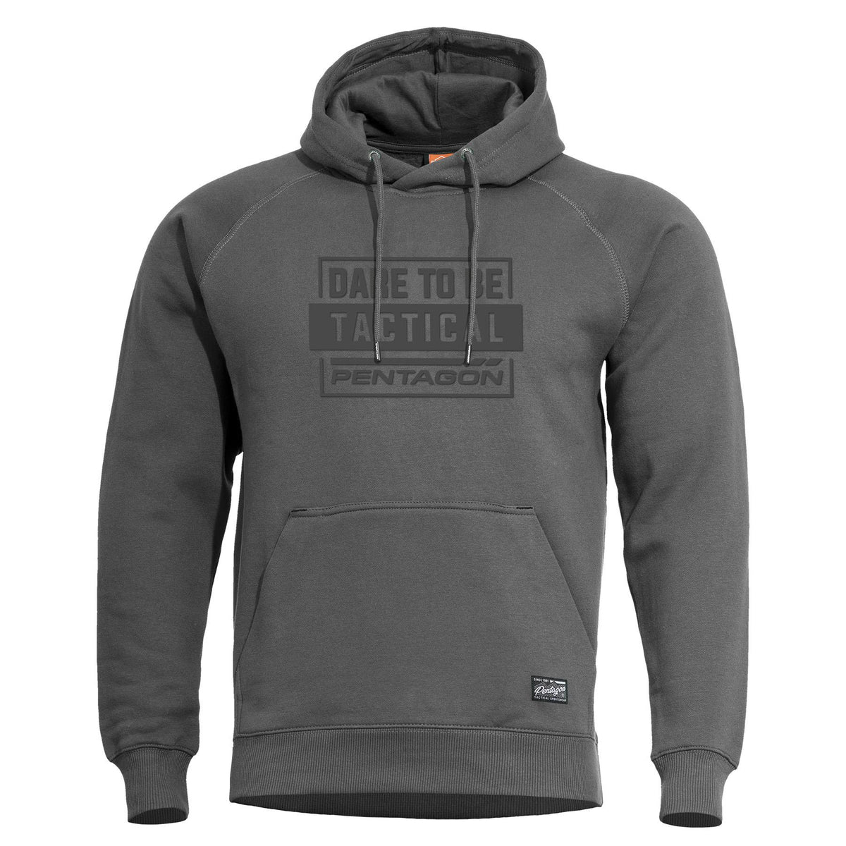 Pentagon Kapuzenpullover Dare To Be Tactical, cinder grey