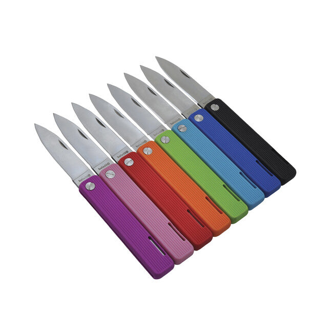 Baladeo Papagayo taschenmesser klinge 7,5 cm stahl 420, griff schwarz tpe