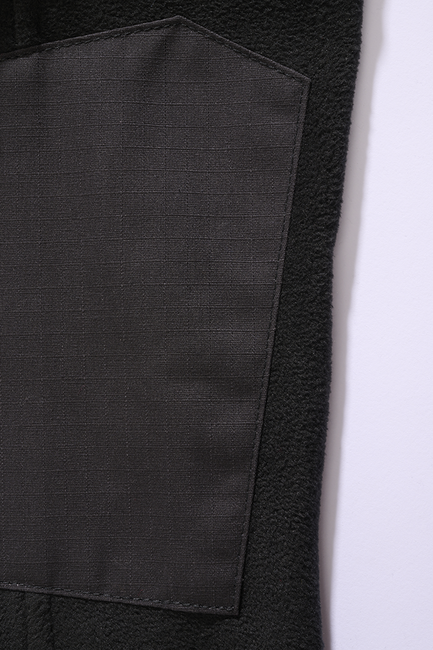 Brandit Ripstop Fleece-Kapuzenpullover, schwarz