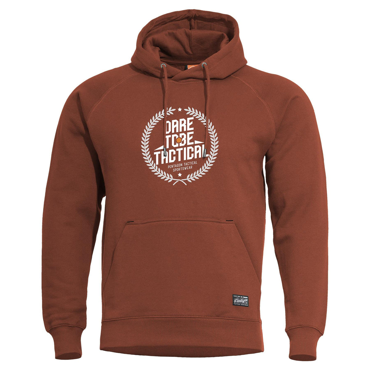 Pentagon Phaeton Hood ανδρικό φούτερ με κουκούλα, maroon red