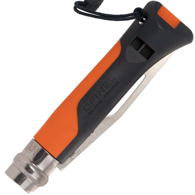 Opinel N°08 VRI Inox Klappmesser, orange