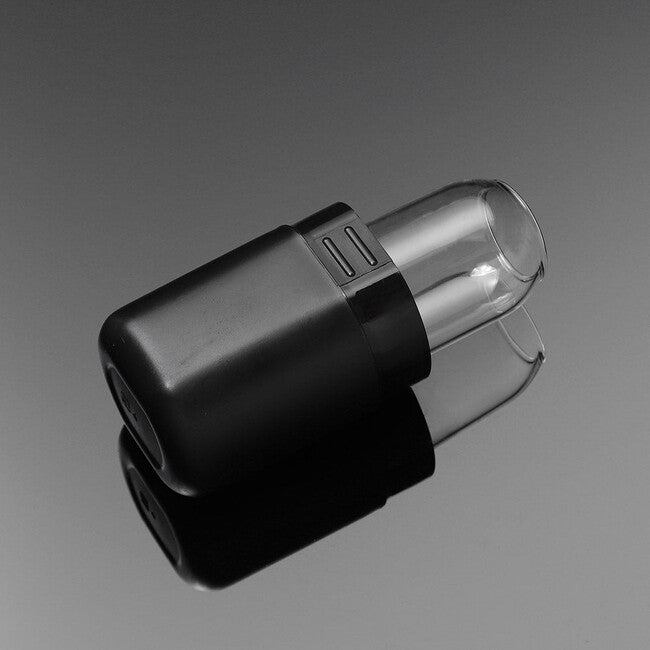 Fire Maple Gaslampe mit Borosilikatglas, schwarz