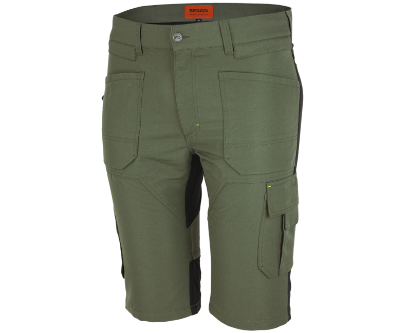 BENNON EREBOS Arbeitsshorts, grün/schwarz