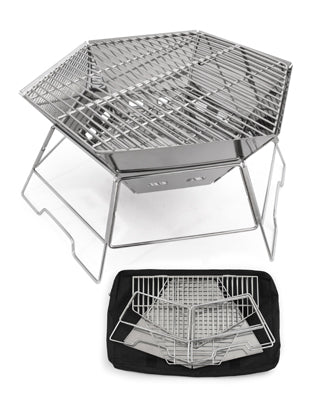 Origin Outdoors Hexagon-Grill und Kamin