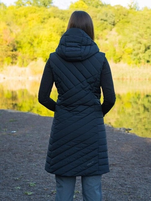 HUSKY Napi damen hardshell weste, schwarz