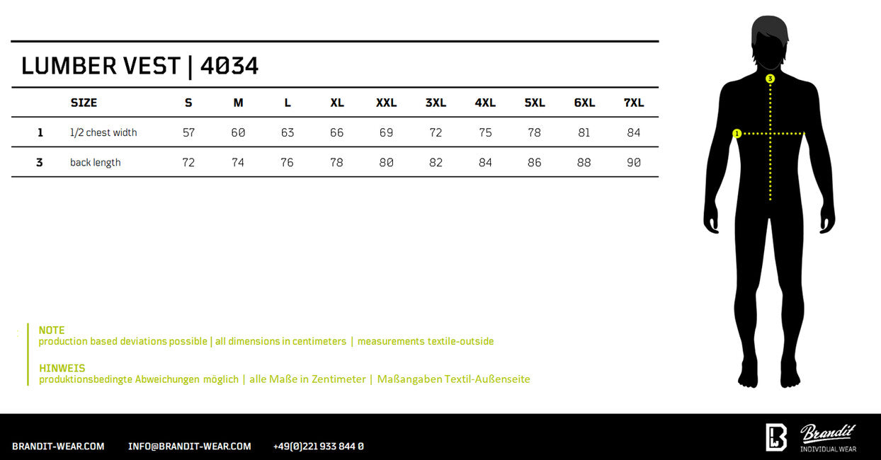 Brandit Lumber-Weste, schwarz/grau