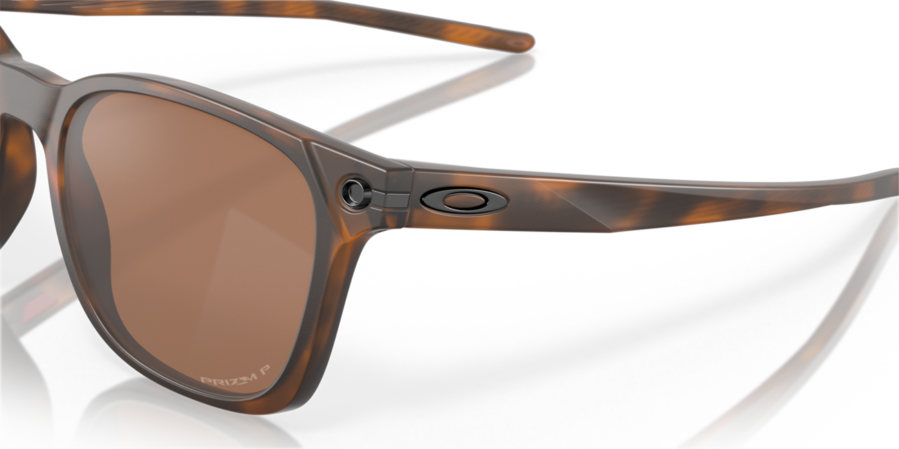 Oakley OJECTOR Sonnenbrille mit Rahmen Matte Brown Tortoise und mit Dias Prizm Tungsten Polarized 55
