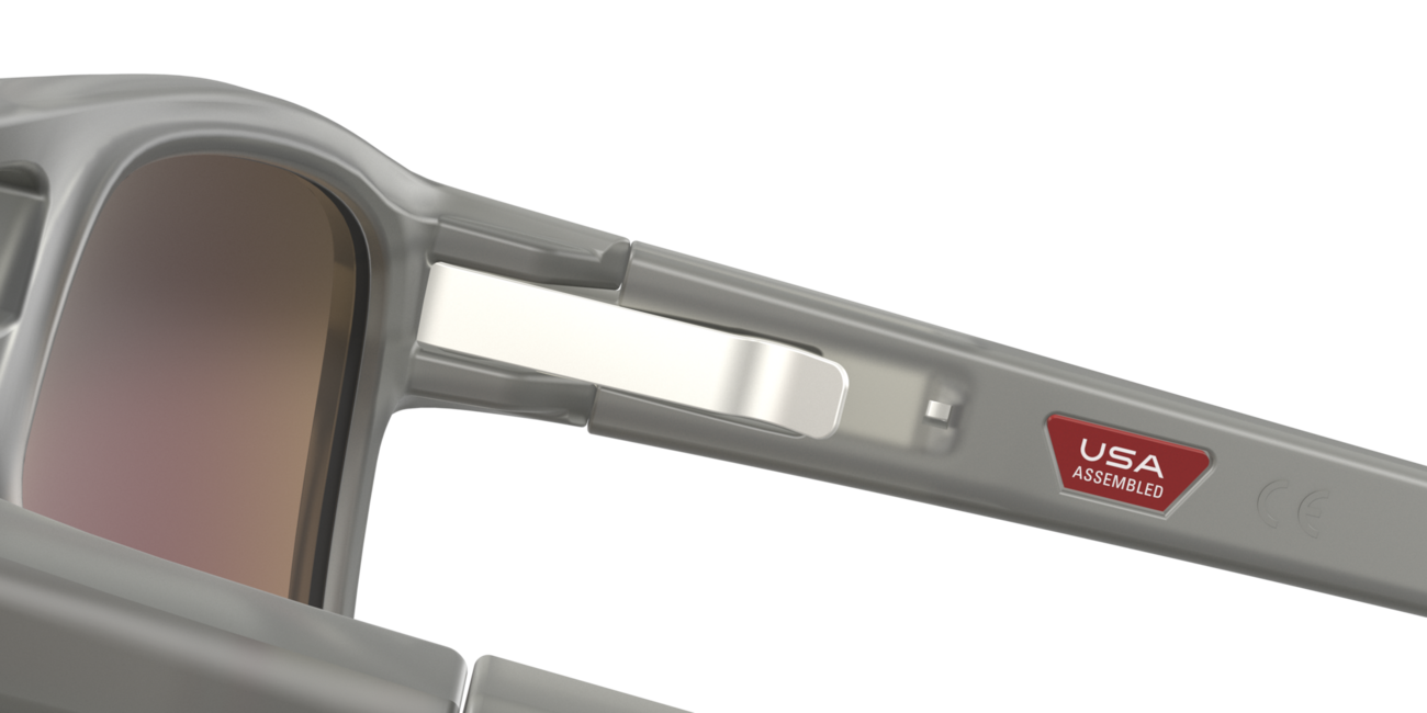 Oakley LATCH BETA Sonnenbrille mit Rahmen Matte Grey Ink und mit Dias Prizm Sapphr Irid Polar 54