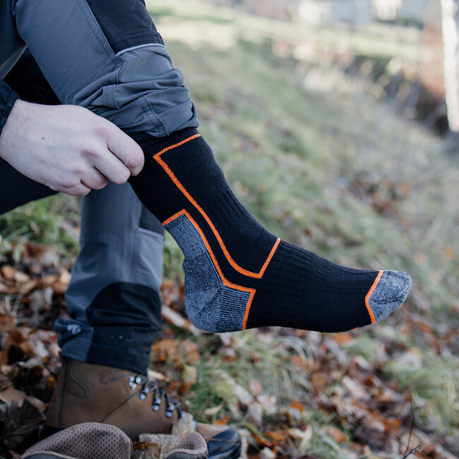 BENNON Trek Socke trekkingsocken schwarz/orange