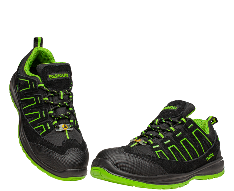 BENNON Alegro O1P ESD Work Boots, Green