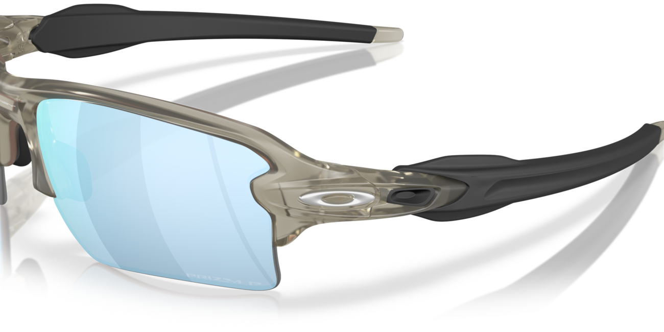 Oakley FLAK 2.0 XL Sonnenbrille mit Rahmen Matte Grey Ink und mit Dias Prizm Deep Water Polar 59, Metal