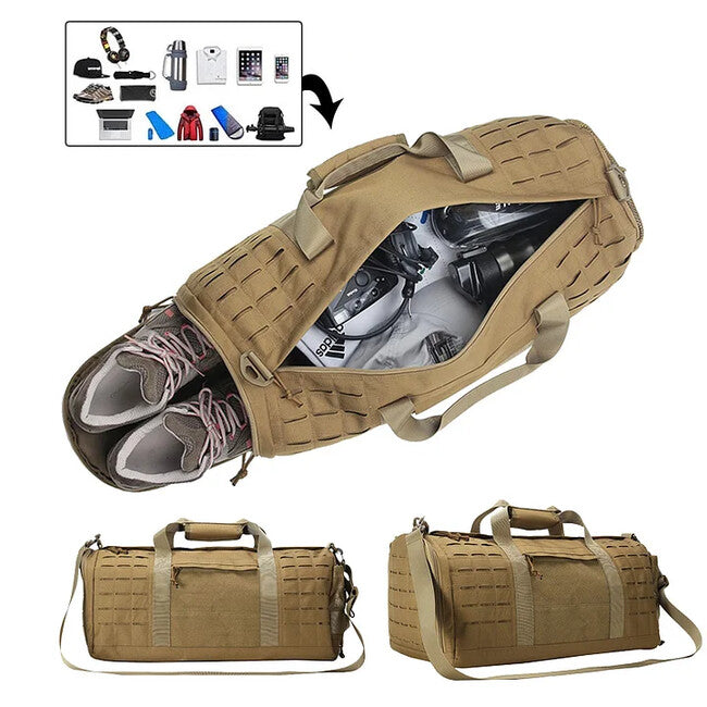 Dragowa Tactical Τσάντα Ταξιδίου 36L, Μαύρη