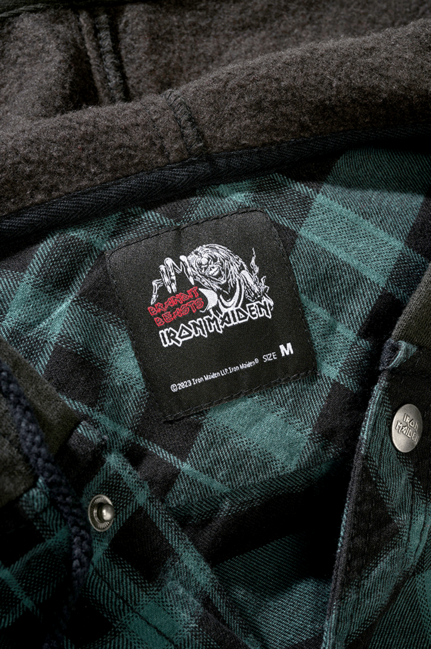 Brandit Iron Maiden Kapuzenshirt, schwarz grün